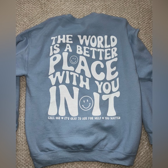 STAY Swearshirt: Suicide Prevention and Awareness - Picture 1 of 5